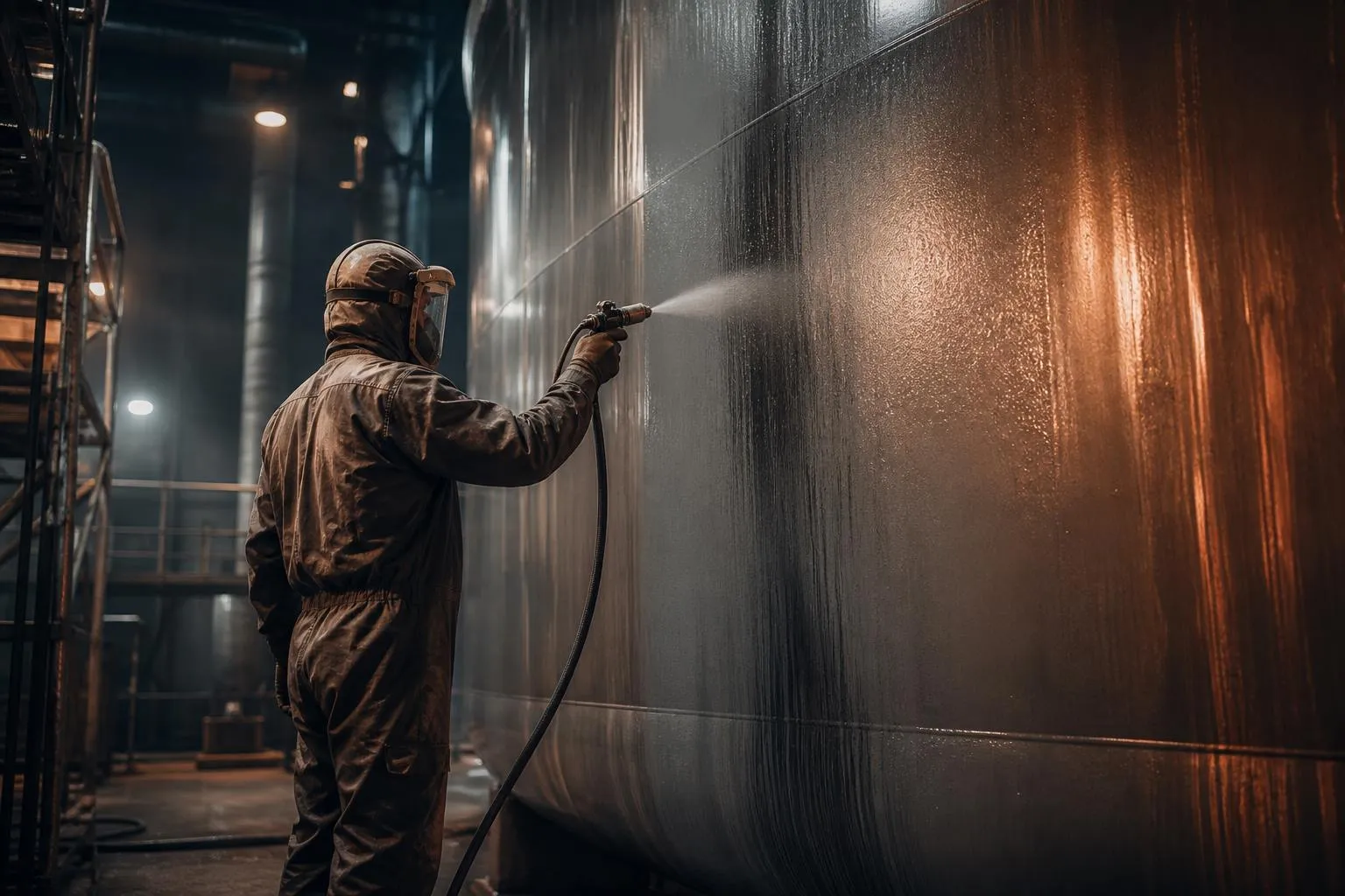 Industrial application of Steel Guard Nano Coat on steel assets
